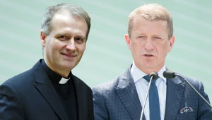 Ksiądz Dariusz Raś i Ireneusz Raś