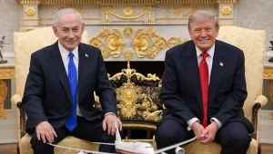 USA - Izrael. Trump spotkał się z Netanjahu. "Coraz bardziej rozbieżne"