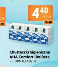 Chusteczki higieniczne Aha