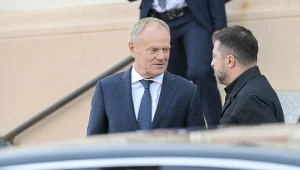 Wołodymyr Zełenski przybył do Lublina na spotkanie z Donaldem Tuskiem