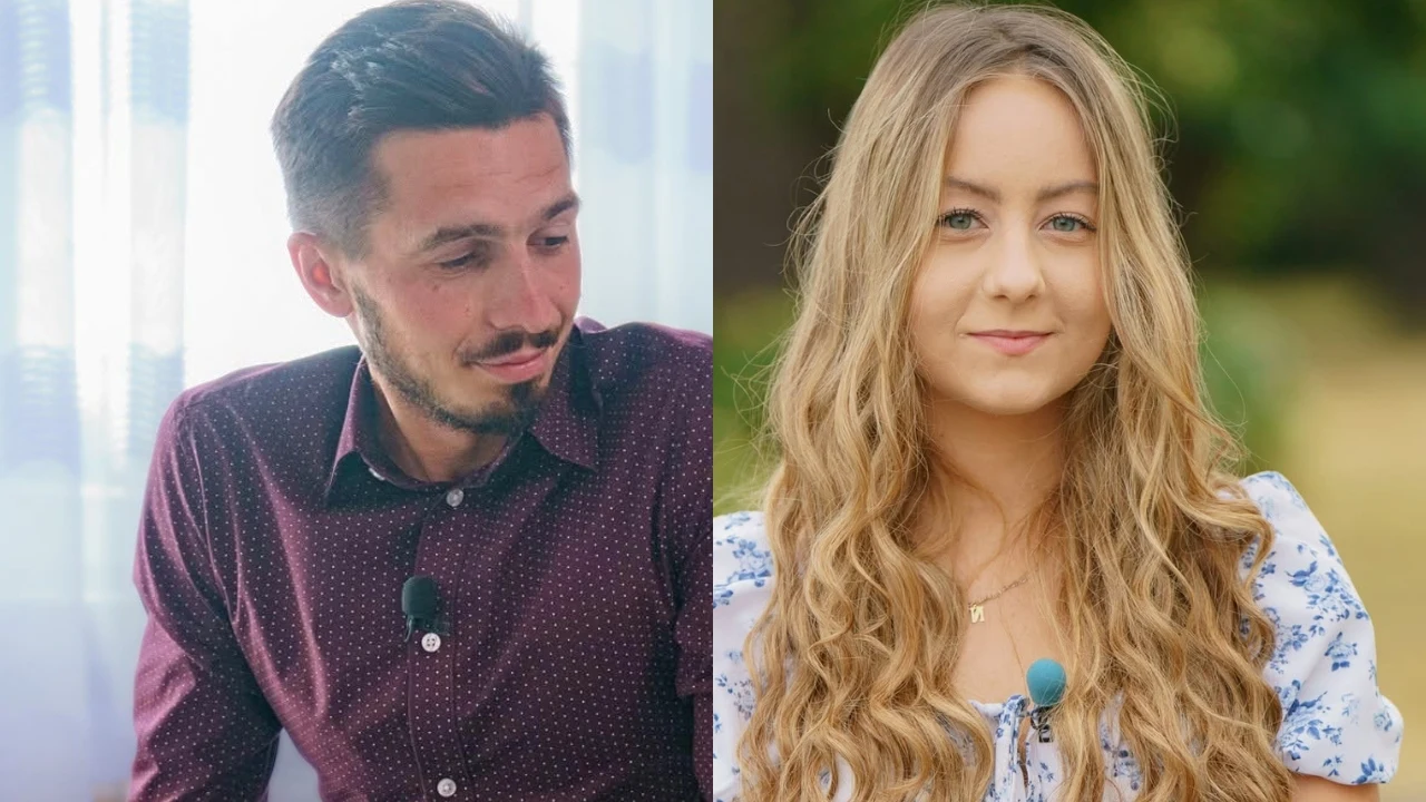 Dariusz Machałowski i Nicola Gawrońska w "Rolnik szuka żony"