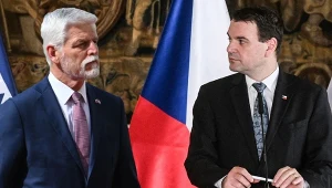 Prezydent Czech Petr Pavel i minister Petr Macinka