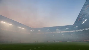 Sceny w Zabrzu. Sędzia musiał przerwać mecz na kilka minut