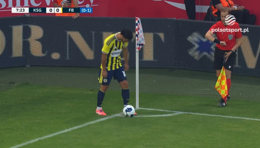 Górnik Zabrze - Fenerbahce Stambuł 0:1. Gol Taliski z rzutu karnego
