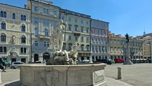 Fontanna Neptuna w Trieście symbolizuje związki tego miasta z Adriatykiem