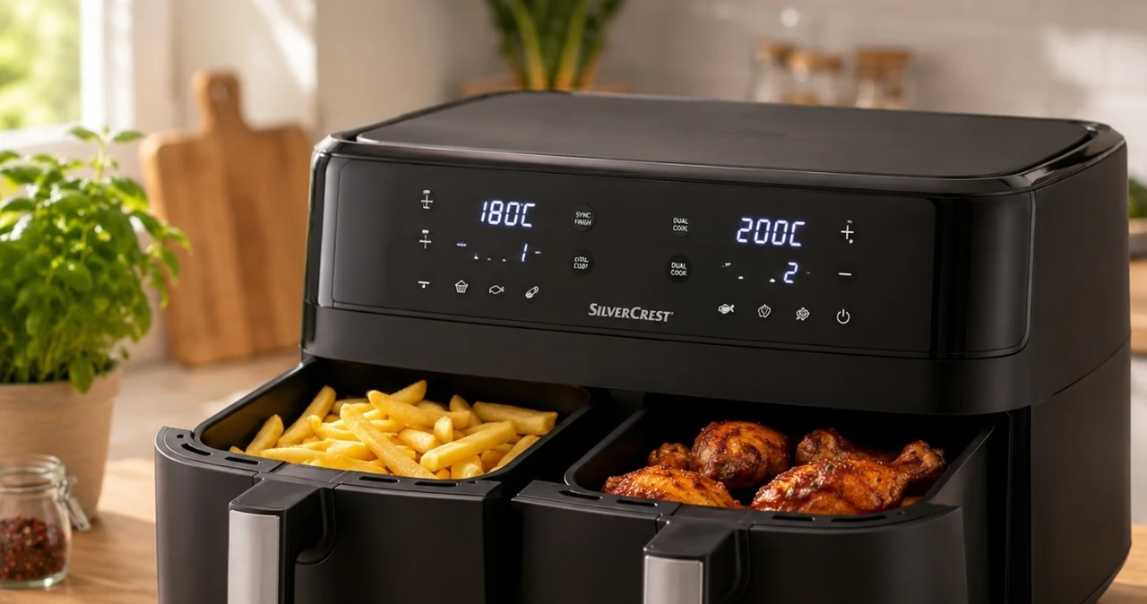 Dwustrefowy air fryer za 299 zł — tak Lidl zaczyna sierpień