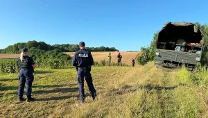 Trwają oględziny miejsca upadku rakiety na Lubelszczyźnie