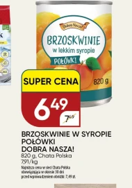 Персики в сиропі Chata polska