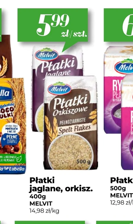 Гречані пластівці Melvit
