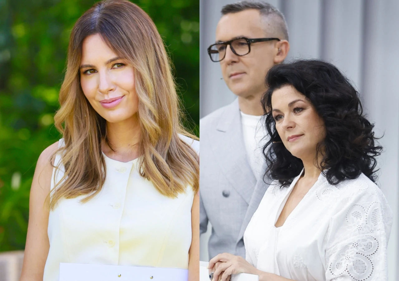 Agnieszka Hyży, Maciej Kurzajewski i Katarzyna Cichopek w "halo tu polsat" Agnieszka Hyży, Maciej Kurzajewski i Katarzyna Cichopek w programie "halo tu polsat"