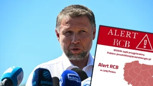 Alert RCB "bądź przygotowany". Wysłano komunikat, link nie działał