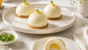 Waniliowe monoporcje z lemon curd