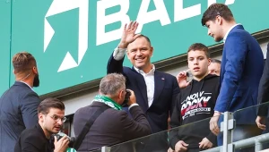 Karol Nawrocki nie ukrywa, że jest kibicem Lechii Gdańsk