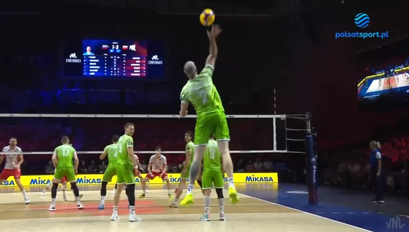 Liga Narodów. Najlepsze asy w meczu Słowenia - Polska. WIDEO