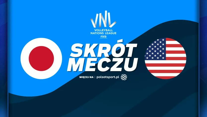 Liga Narodów. Japonia - Stany Zjednoczone. Skrót meczu. WIDEO