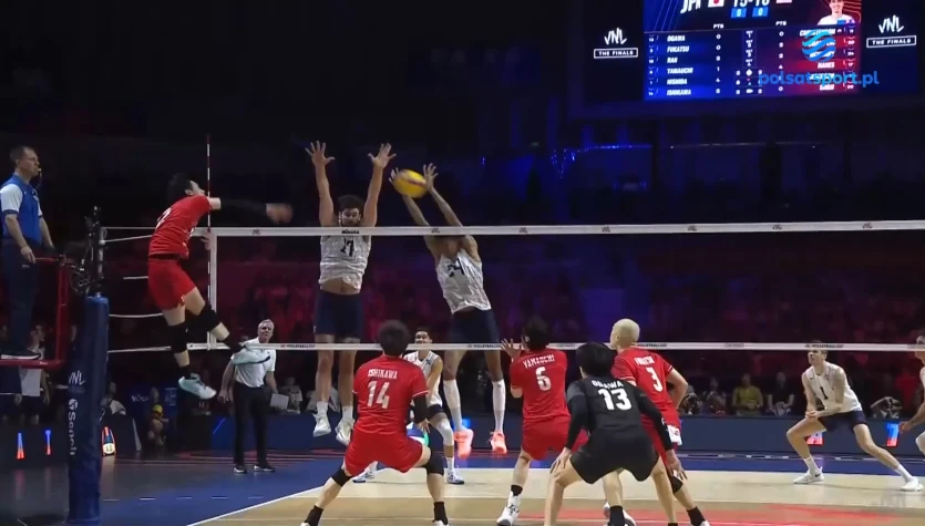 Liga Narodów. Najlepsze akcje USA w meczu z Japonią. WIDEO