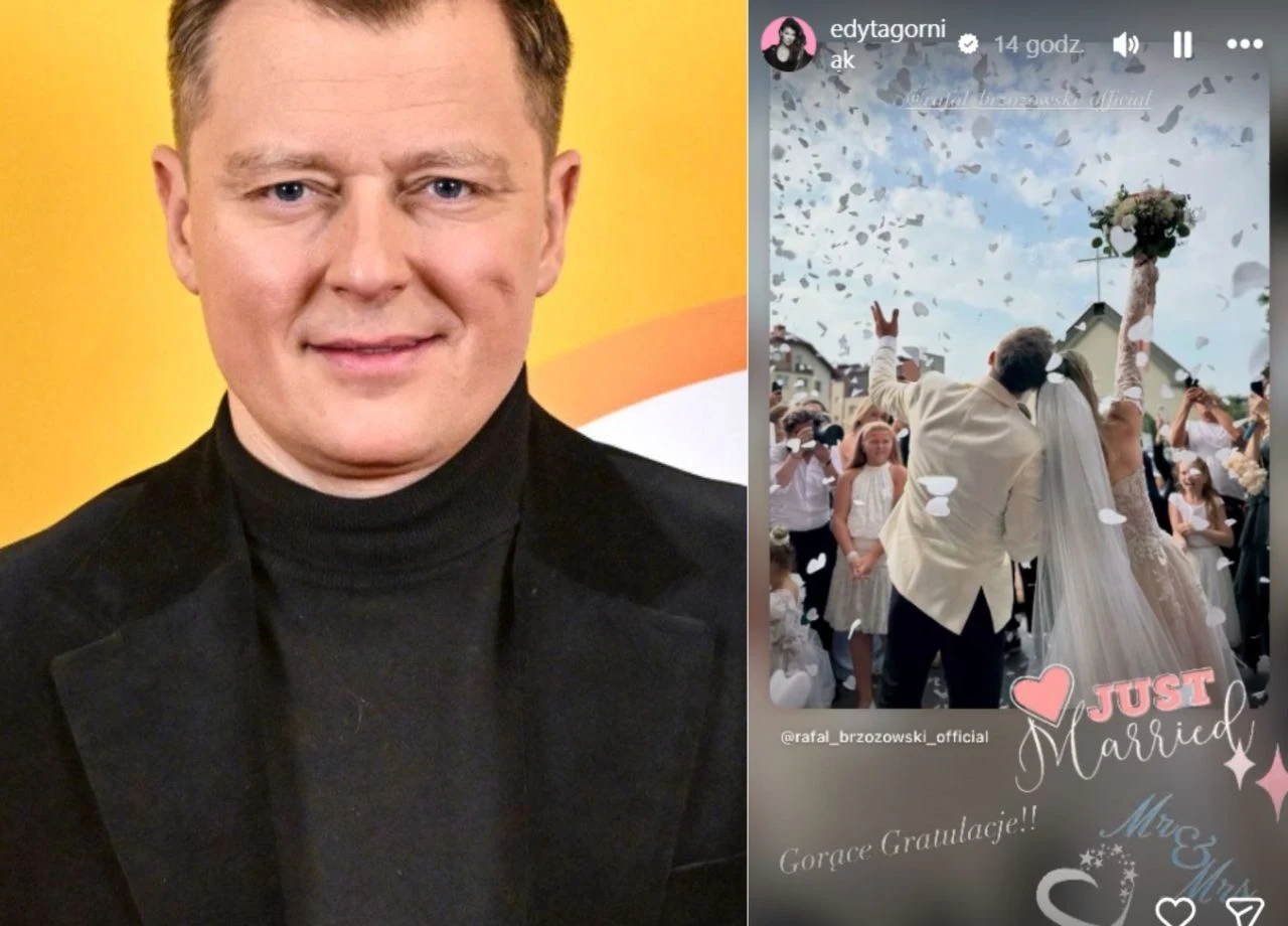 Wesele Brzozowskiego. Edyta Górnik gratuluje Wesele Brzozowskiego. Edyta Górnik gratuluje