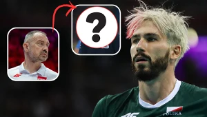 Na zdjęciu selekcjoner reprezentacji Polski Nikola Grbić oraz Tomasz Fornal