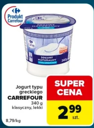 Jogurt typu greckiego Carrefour
