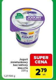 Jogurt bez laktozy Maluta