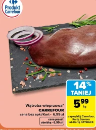 Wątroba wieprzowa Carrefour