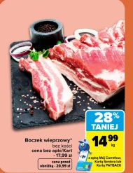 Boczek bez kości Carrefour