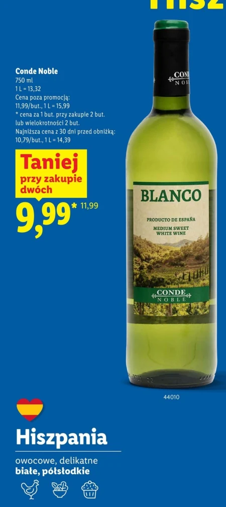 Біле вино Conde Noble