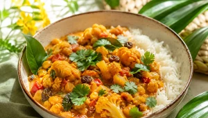 Kalafior w tej wersji dosłownie znika z talerzy. Wegańskie curry sprawdzi się, gdy masz dość mięsa