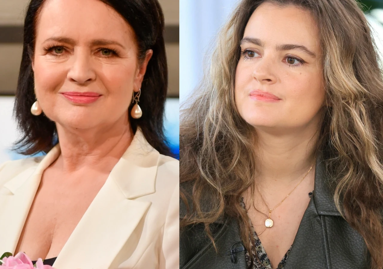 Jolanta Fajkowska, Maria Niklińska Maria Niklińska w skórzanej kurtce i rozpuszczonych włosach.