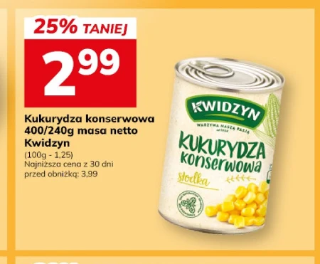 Консервована кукурудза Kwidzyn