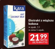 Ekstrakt z miąższu kokosa Kara