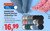 Skarpetki dziecięce Esmara