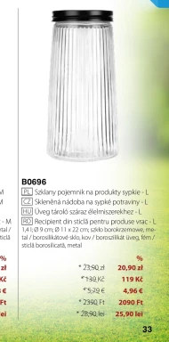 Pojemnik na produkty sypkie