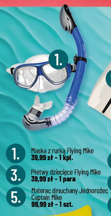 Маска для плавання Flying Mike