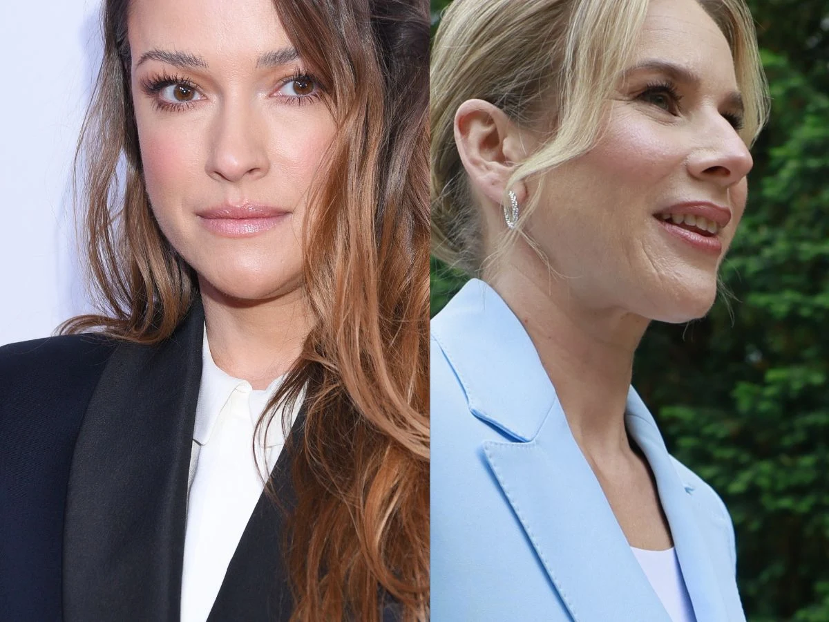 Alicja Bachleda-Curuś i Marta Nawrocka Alicja Bachleda-Curuś i Marta Nawrocka podczas spotkania z okazji obchodów 1 sierpnia.