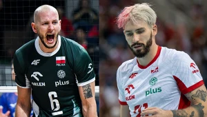 Bartosz Kurek i Tomasz Fornal w barwach siatkarskiej reprezentacji Polski