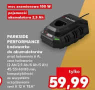 Ładowarka do akumulatora Parkside