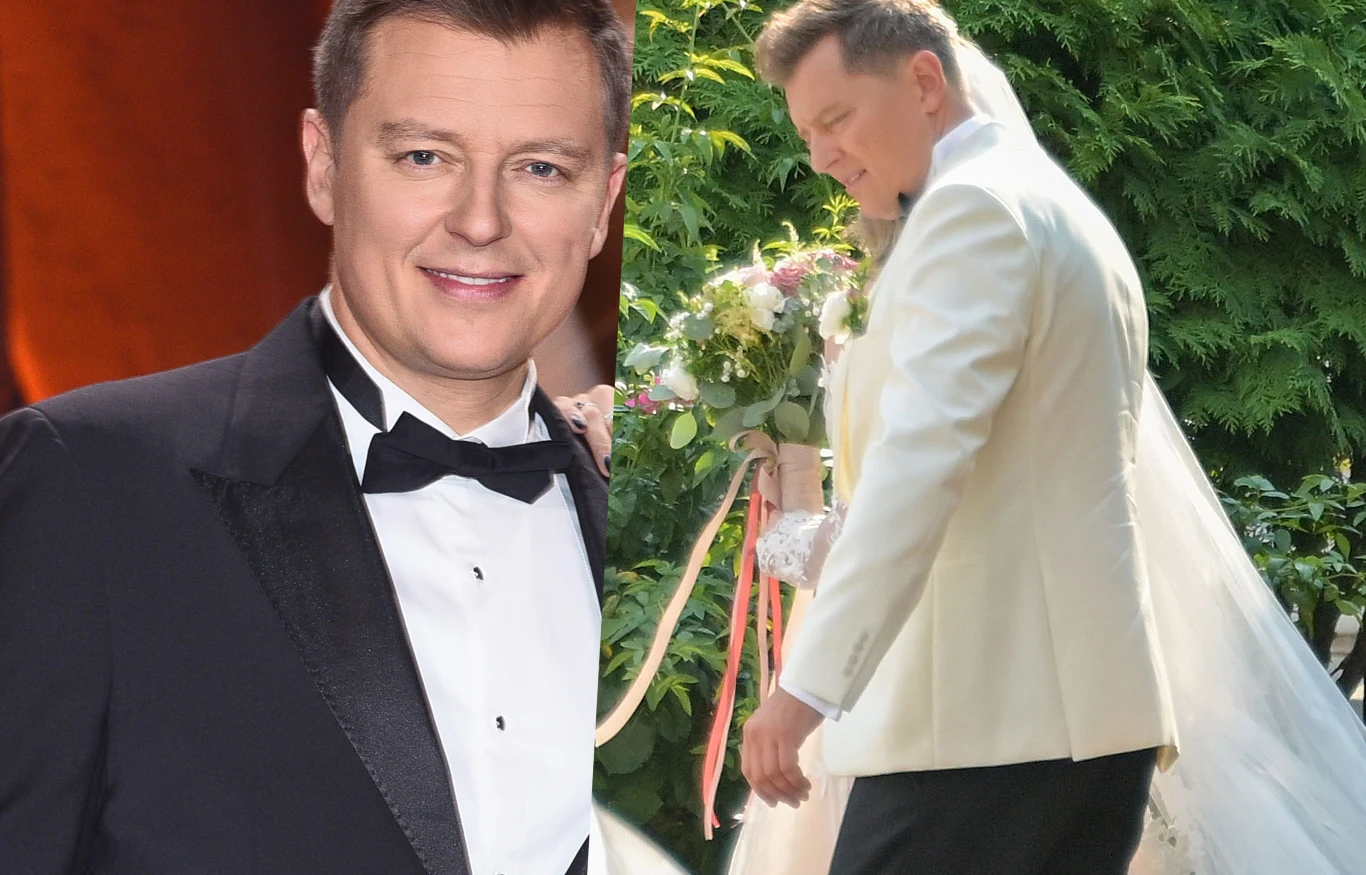 Rafał Brzozowski wziął ślub z Heleną /pomponik exclusive/ Rafał Brzozowski z żoną Heleną