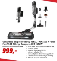 Odkurzacz bezprzewodowy Tefal