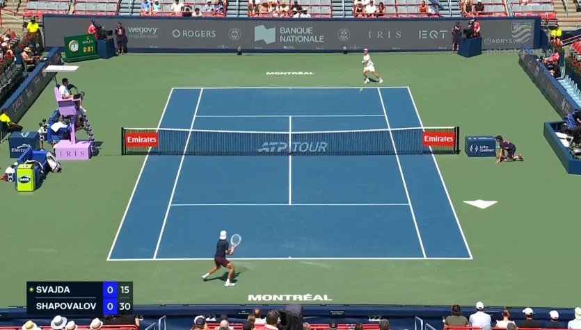 Denis Shapovalov - Zachary Svajda. Skrót meczu. WIDEO