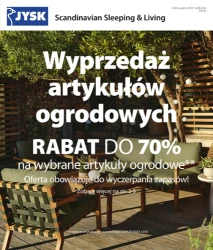 Wyprzedaż artykułów ogrodowych - Jysk