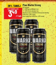 Piwo Warka Strong
