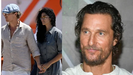 Matthew Mcconaughey z żoną Kamilą