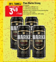 Piwo Warka Strong