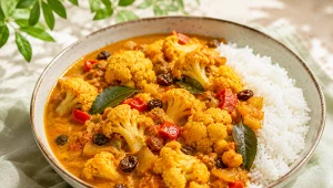 Kalafior w tej wersji dosłownie znika z talerzy. Wegańskie curry sprawdzi się, gdy masz dość mięsa