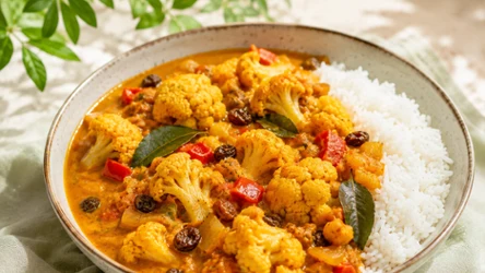 Kalafior w tej wersji dosłownie znika z talerzy. Wegańskie curry sprawdzi się, gdy masz dość mięsa