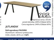Stół ogrodowy N&D