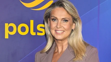 Ewa Wachowicz na konferencji promującej jesienną ramówkę Polsatu
