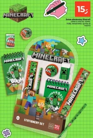 Zestaw piśmienniczy Minecraft