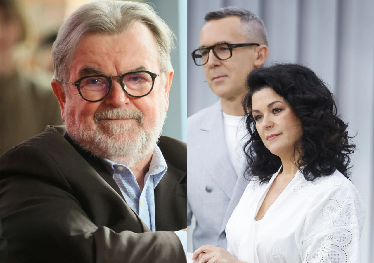 Edward Miszczak, Maciej Kurzajewski, Katarzyna Cichopek Dyrektor programowy Polsatu Edward Miszczak oraz Maciej Kurzajewski i Katarzyna Cichopek